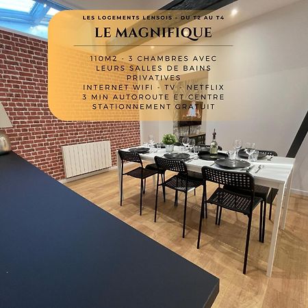 Les 3 Suites - 6 Personnes - 3 Chambres Avec Sdb Privatives Lens Exteriér fotografie