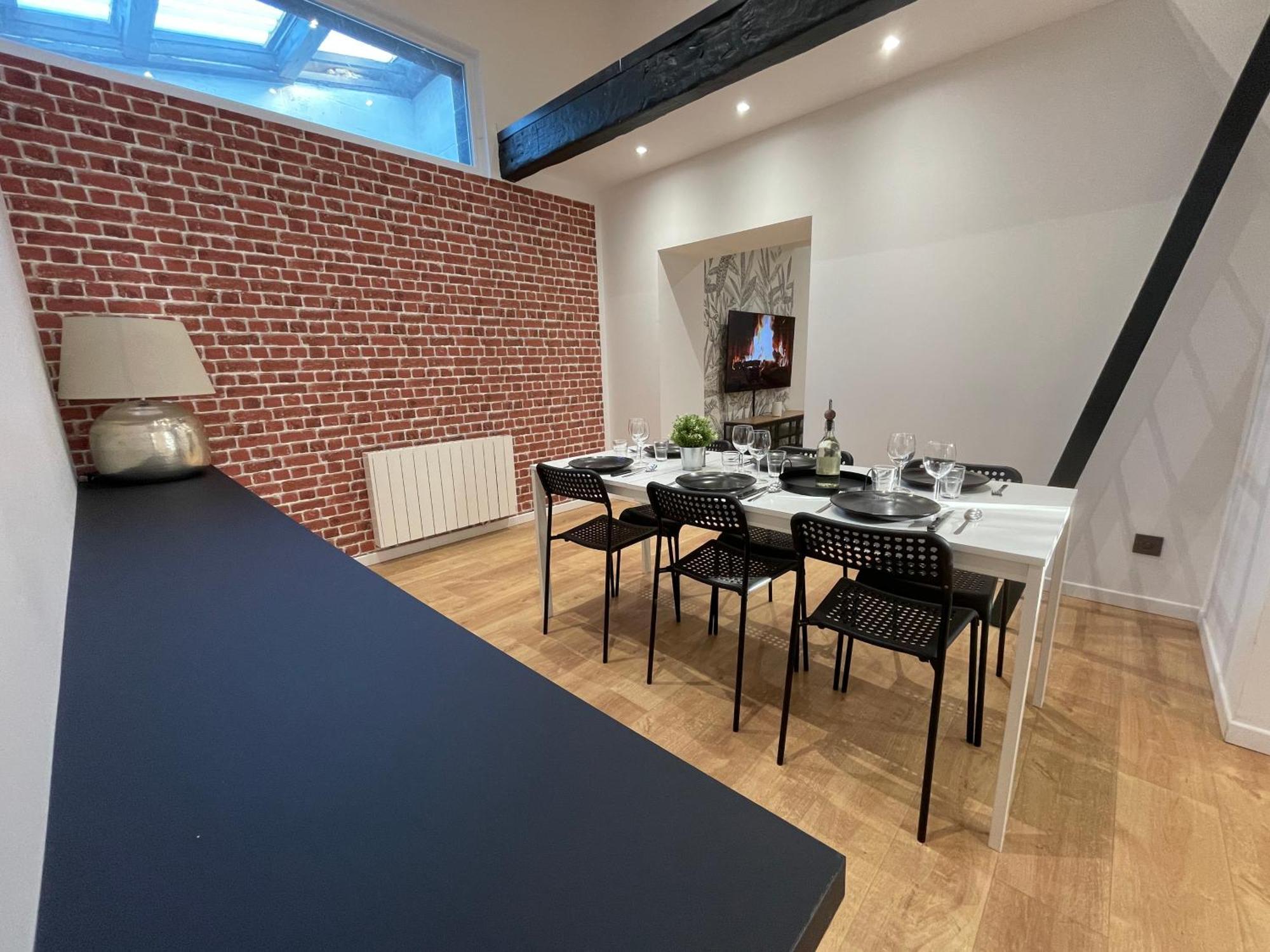 Les 3 Suites - 6 Personnes - 3 Chambres Avec Sdb Privatives Lens Exteriér fotografie